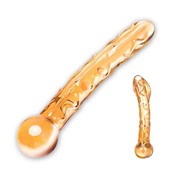 Glas Glas - Orange Tickler Glazen Dildo