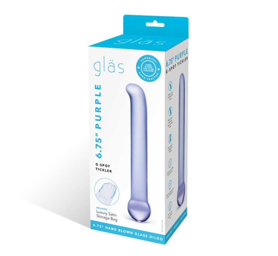 Glas - Purple Glazen G-Spot Tickler