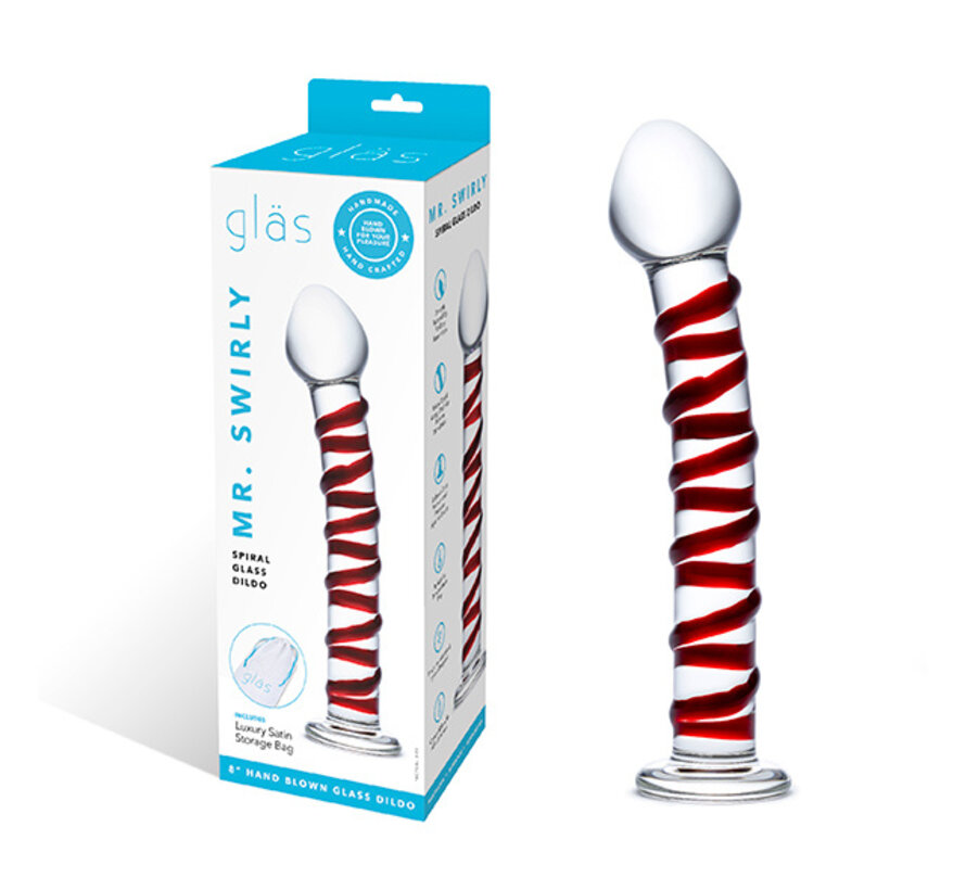 Glas - Mr. Swirly Glazen Dildo