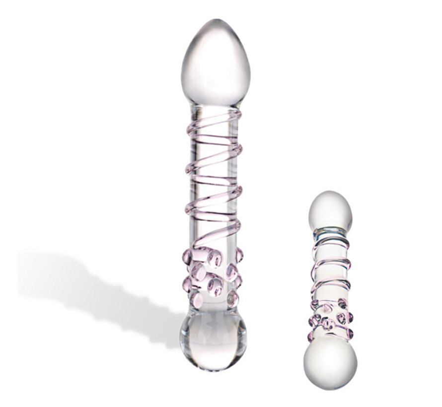 Glas - Spiral Staircase Full Glazen Dildo