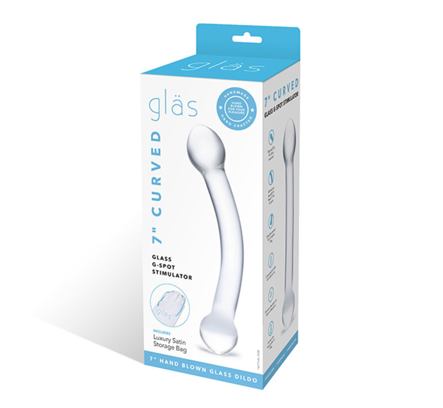 Glas - Curved G-Spot Stimulator Glazen Dildo