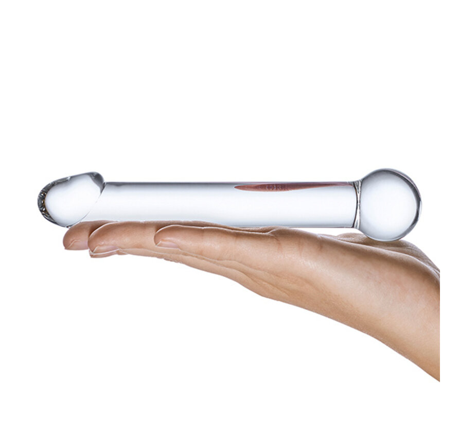 Glas - Realistic Head Glazen Dildo