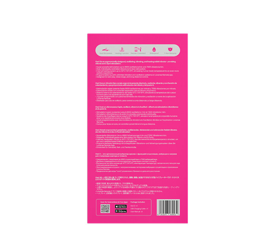 Lovense - Osci 3 Pink