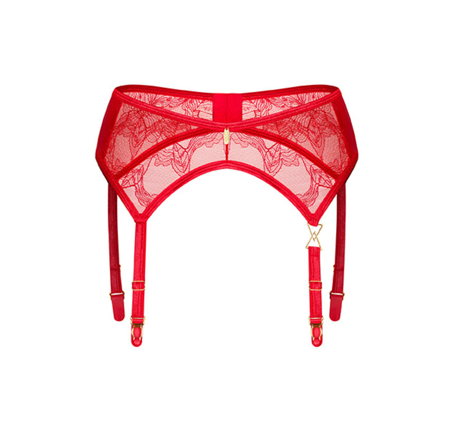 Obsessive - Aliosa Garter Belt Red 2XL/3XL