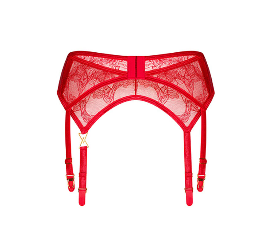 Obsessive - Aliosa Garter Belt Red L/XL