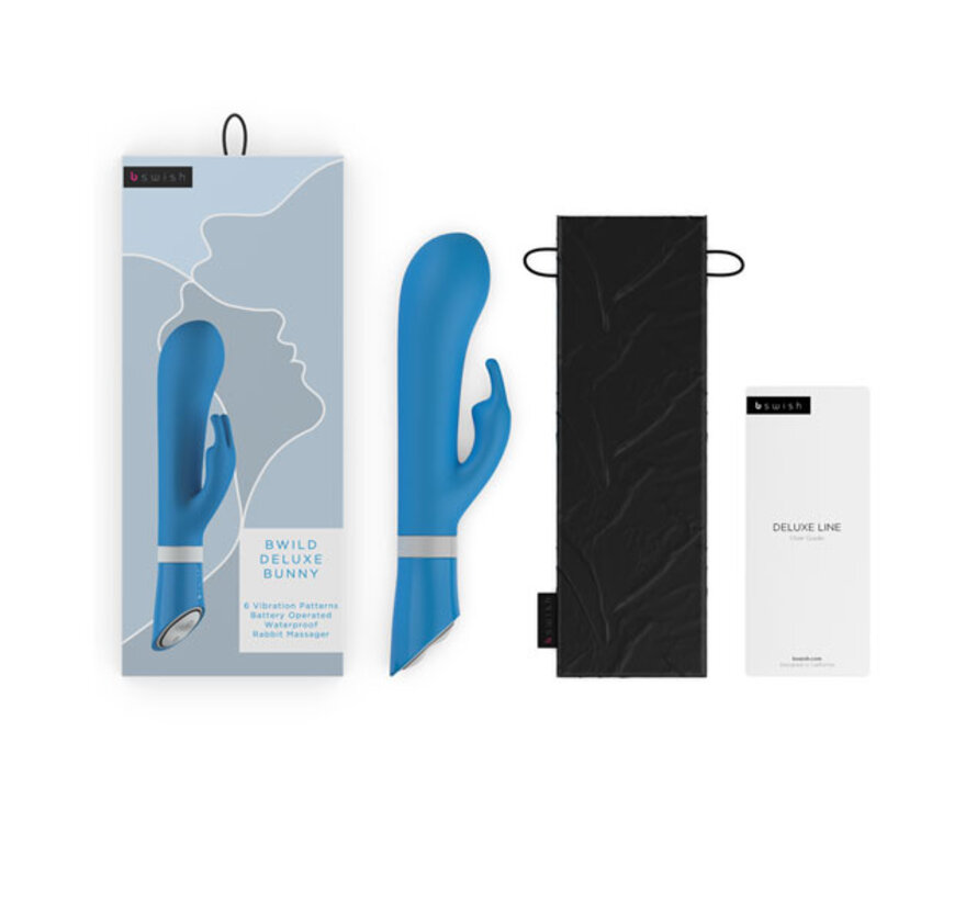 B Swish - bwild Deluxe Bunny Rabbit Vibrator Blauw