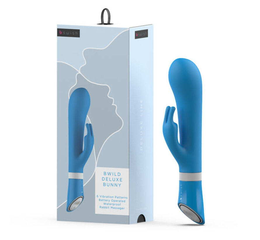 B Swish - bwild Deluxe Bunny Rabbit Vibrator Blauw