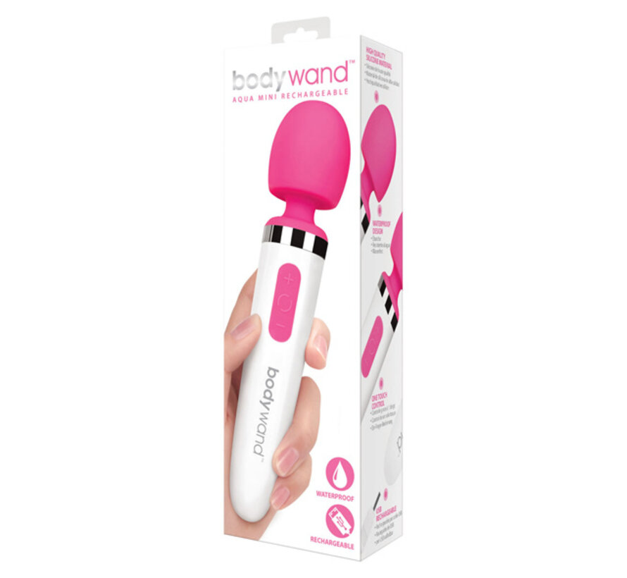 Bodywand - Aqua Mini Oplaadbare Wand Massager Roze