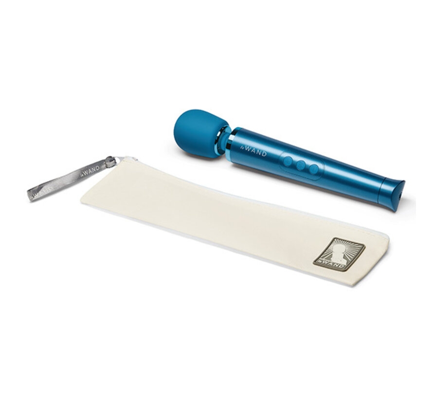 Le Wand - Petite Oplaadbare Vibrerende Massager Blauw