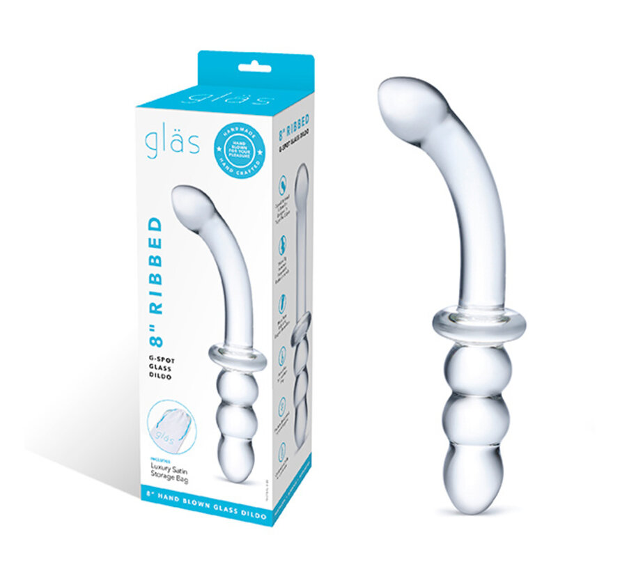 Glas - Ribbed G-Spot Glass Dildo