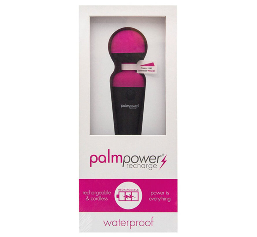 PalmPower - Recharge Wand Massager Roze