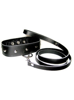 Sportsheets Sportsheets - Leather Collar & Leash Set