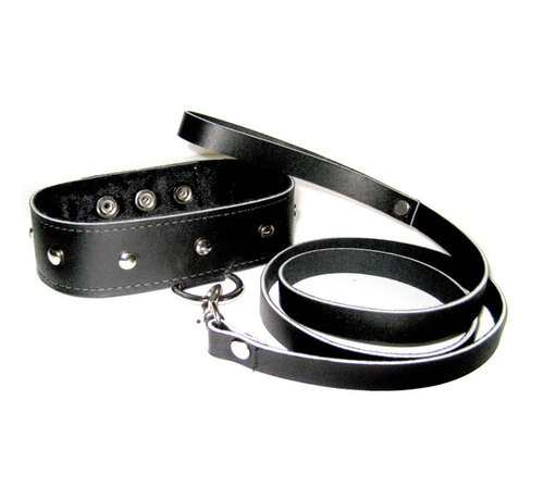 Sportsheets Sportsheets - Leather Collar & Leash Set