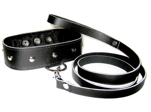 Sportsheets Sportsheets - Leather Collar & Leash Set