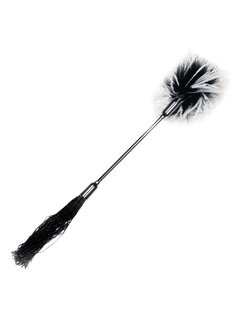 Sportsheets Sportsheets - Sex & Mischief Whip & Tickle Zwart & Wit