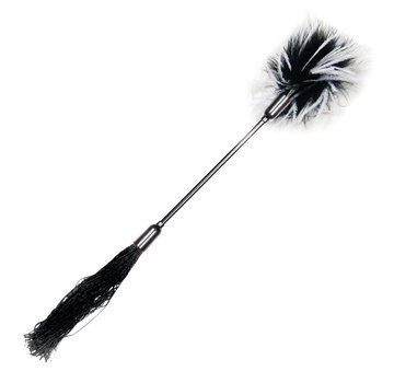 Sportsheets Sportsheets - Sex & Mischief Whip & Tickle Zwart & Wit