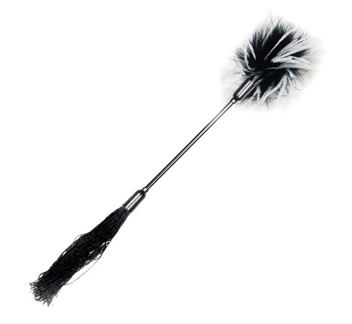 Sportsheets Sportsheets - Sex & Mischief Whip & Tickle Zwart & Wit