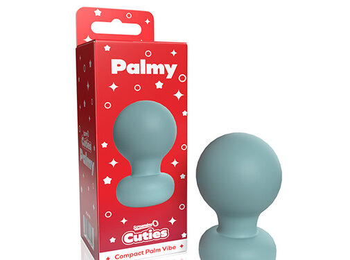 Screaming O - Cuties Palmy Palm Massager Blue
