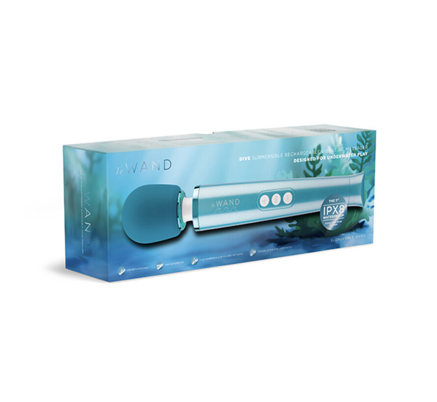 Le Wand - Dive Submersible Rechargable Vibrating Massager Blue