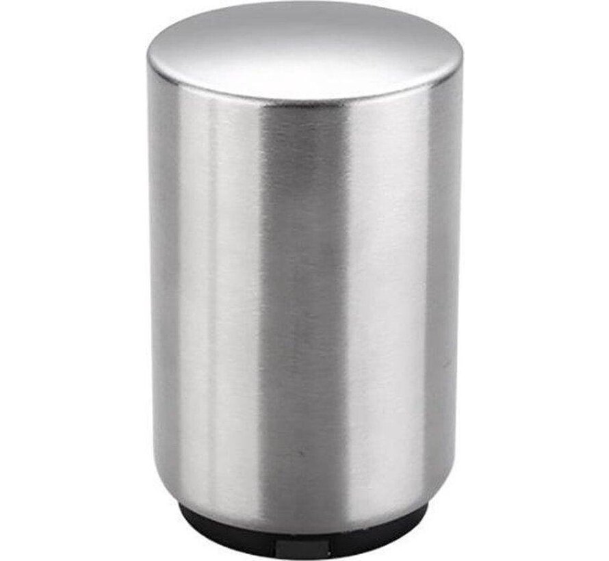 Moderne Roestvrijstalen Flesopener – Voor Bier & Frisdrank | Drukken & Duwen met Handvat