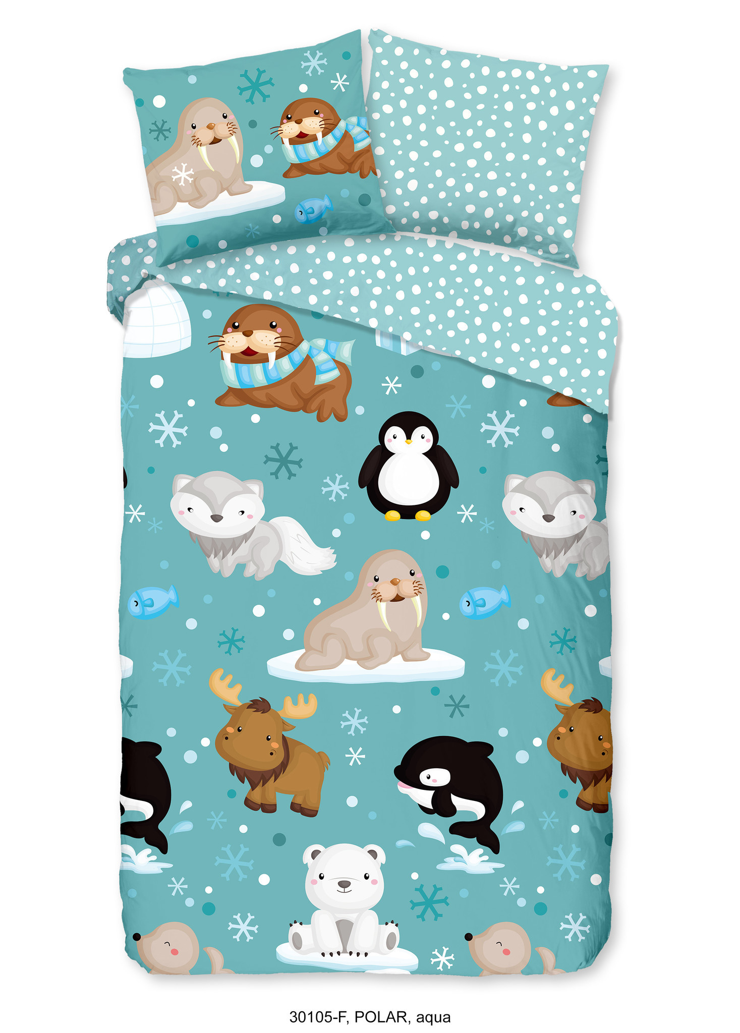 Dekbedovertrek Polar flanel 140x220 cm
