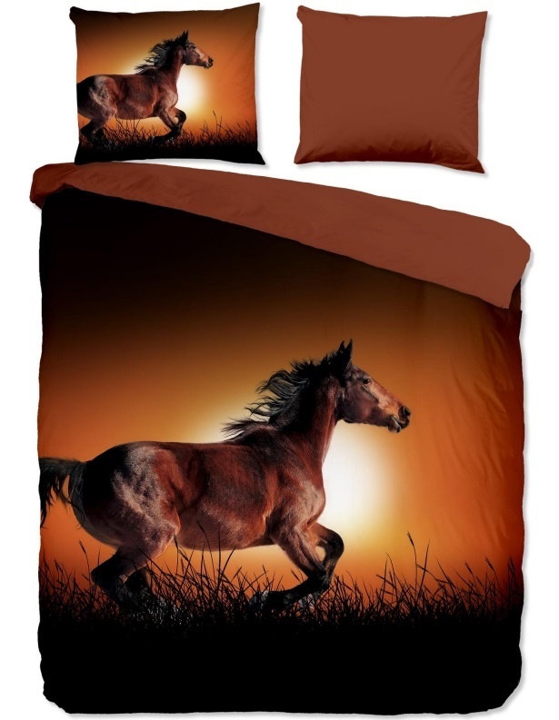 Dekbedovertrek Horse freedom - microvezel