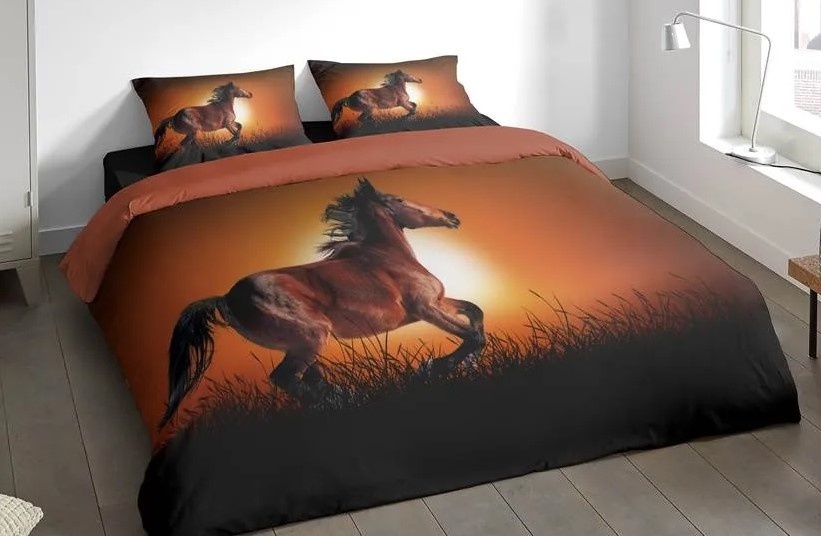 Dekbedovertrek Horse freedom - microvezel
