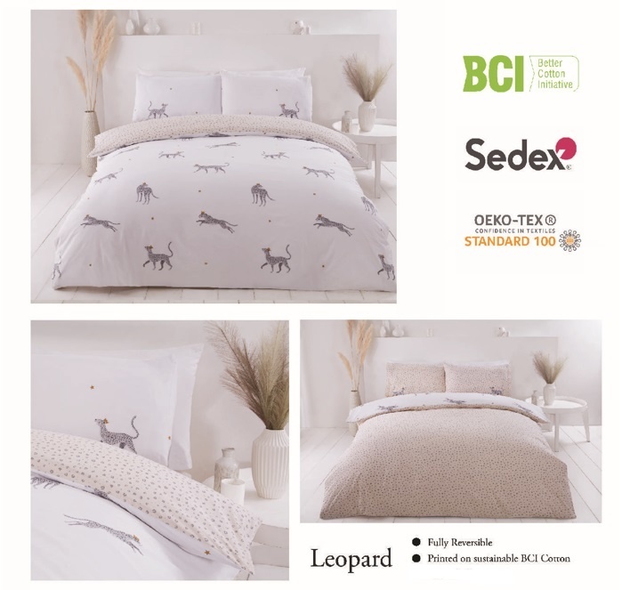 Dekbedovertrek Leopard - blended katoen