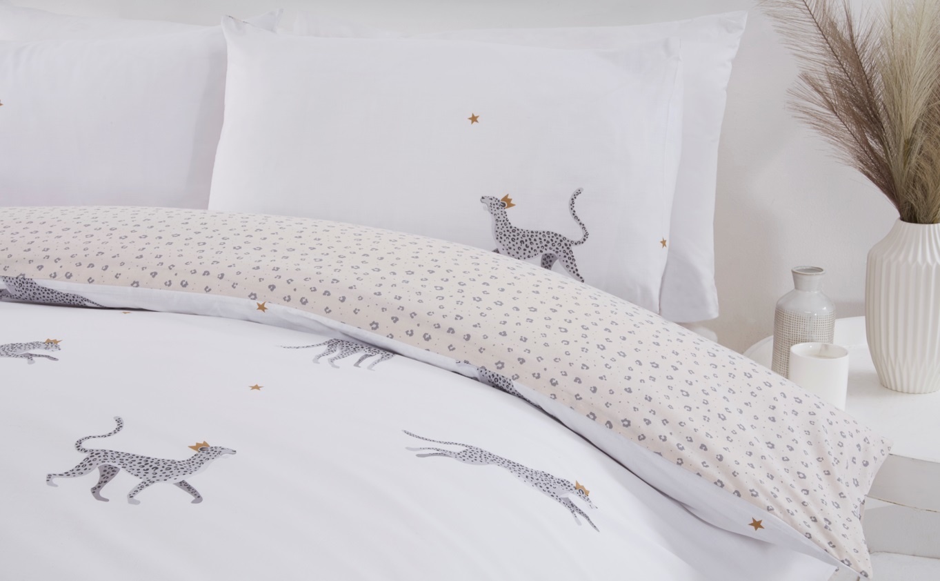 Purest Home dekbedovertrek Leopard - blended katoen