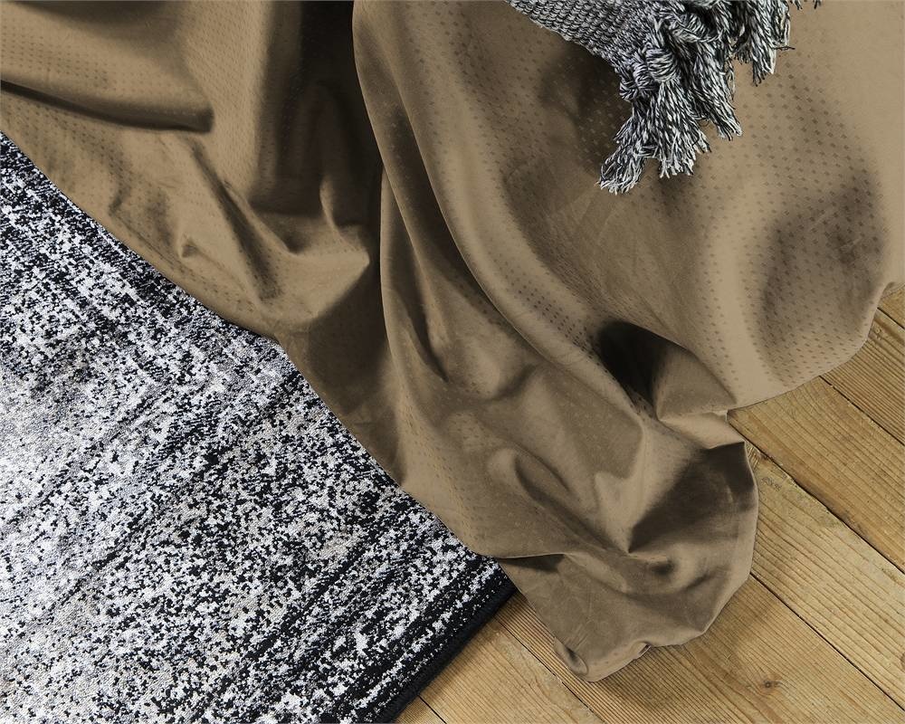 Dekbedovertrek Leonie taupe 240x220cm