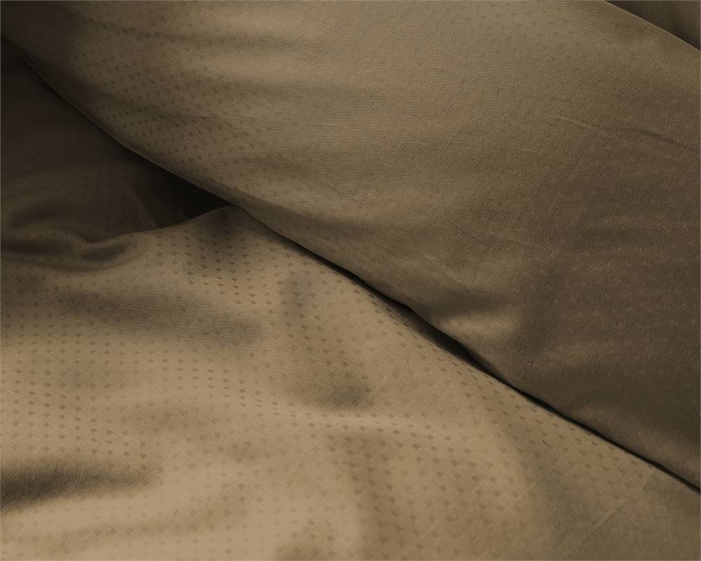Dekbedovertrek Leonie taupe 240x220cm