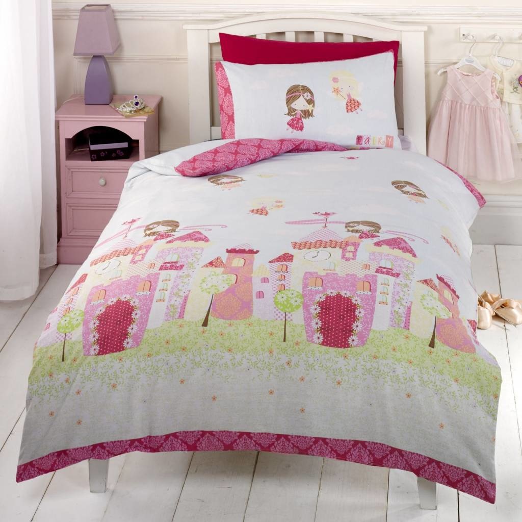 Studio Kids dekbedovertrek Fairy Castle - blended katoen - 135x200 + 50x75 cm