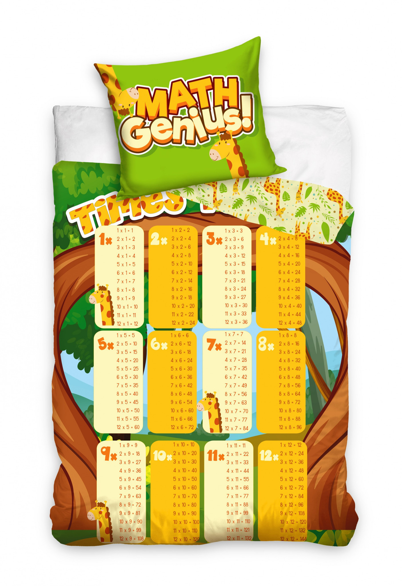 Dekbedovertrek Math Genius 140x200 + 70x90 cm