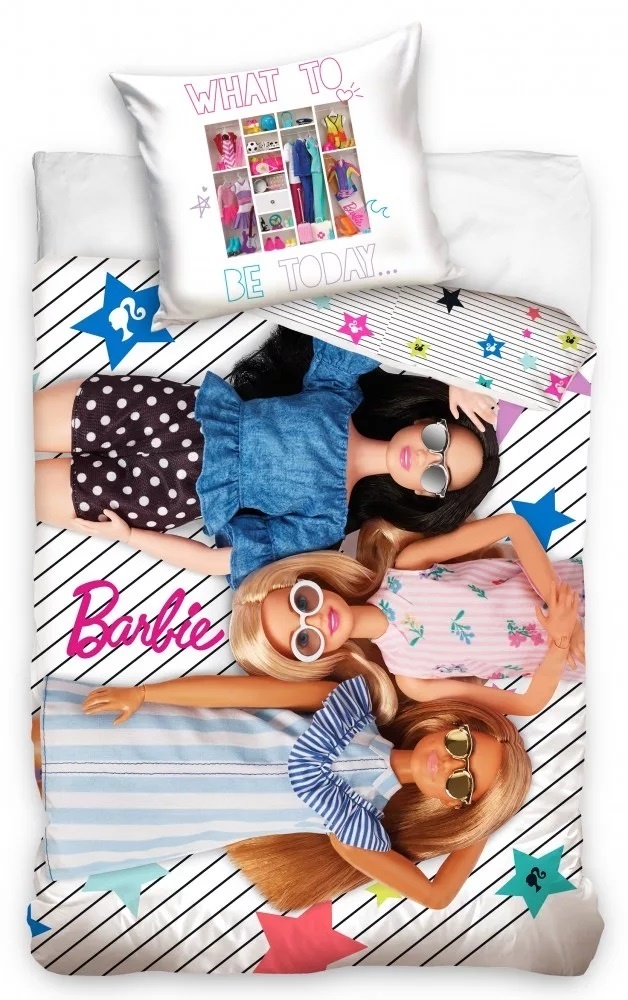 Barbie dekbedovertrek Friends 140x200 + 70x90 cm