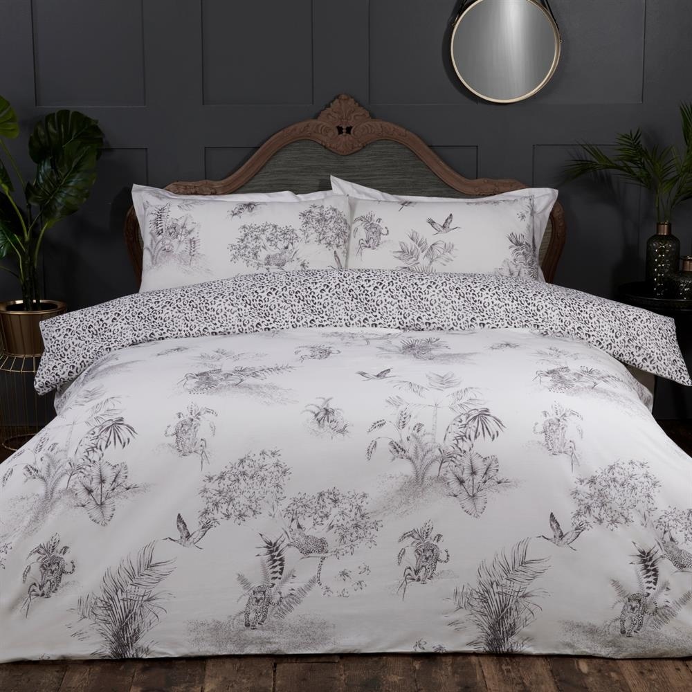 Sleepdown dekbedovertrek Jungle toile - blended katoen