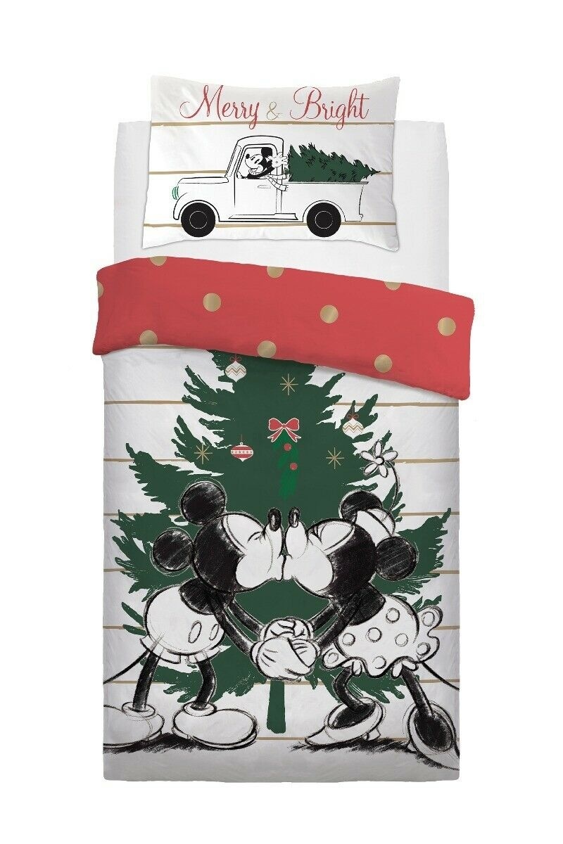 Dekbedovertrek Mistletoe Kisses - 135x200 + 50x75 cm