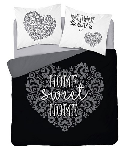 Dekbedovertrek Home Sweet Home - katoen - 220x200 cm