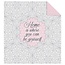 Bedsprei Home is where you can be yourself 170x200 cm