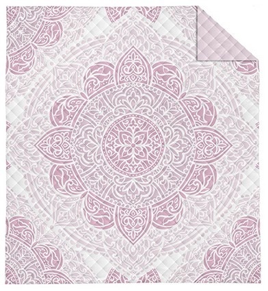 Bedsprei Mandala roze 220x240 cm