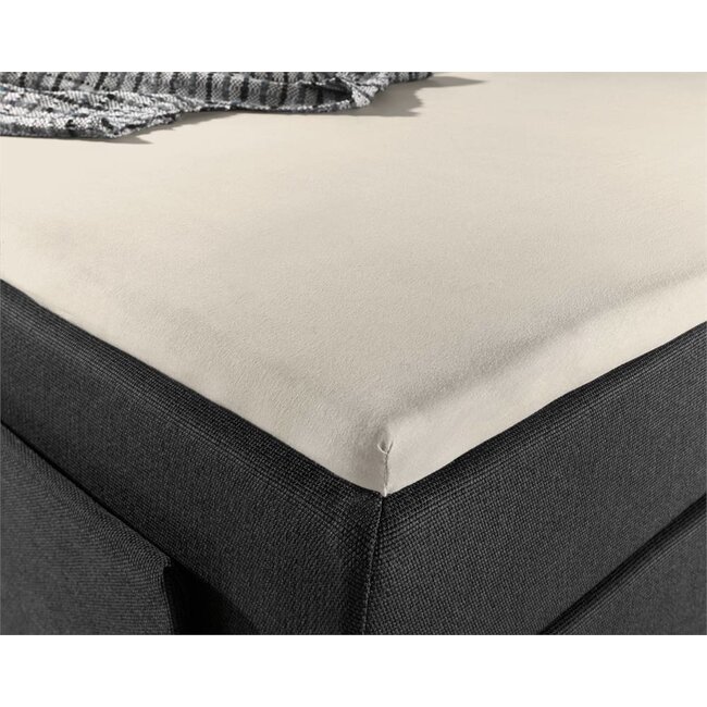 Topper hoeslaken jersey 120/140 x 200/220 cm
