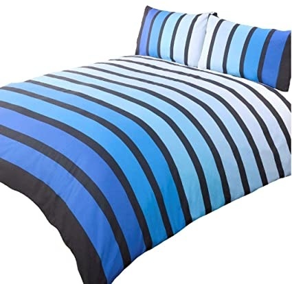 Finest Homeware dekbedovertrek Soho blauw - blended katoen