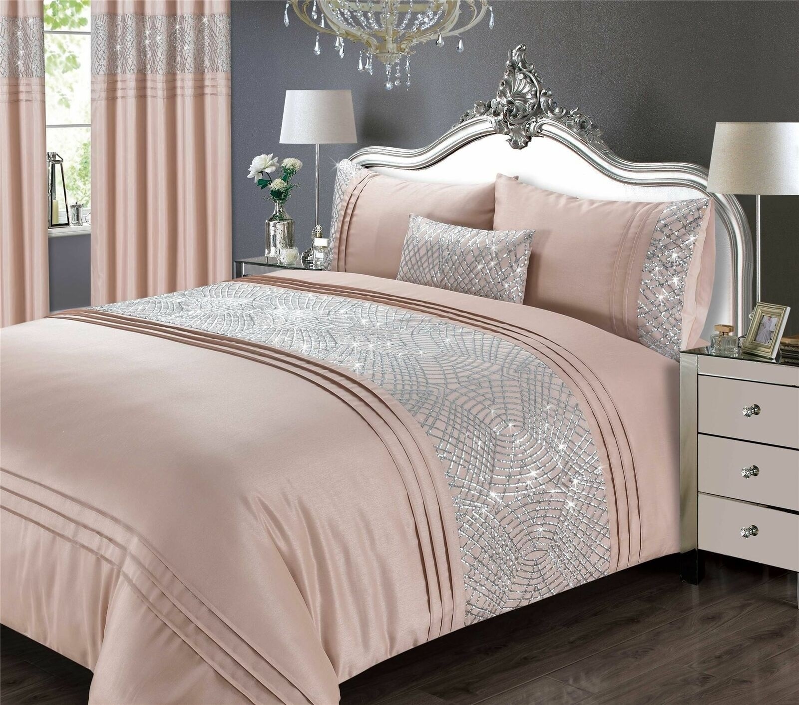 Belle Maison dekbedovertrek Charleston blush - blended katoen
