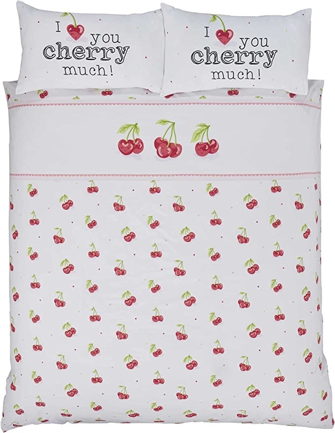 Dekbedovertrek Cherry much - blended katoen