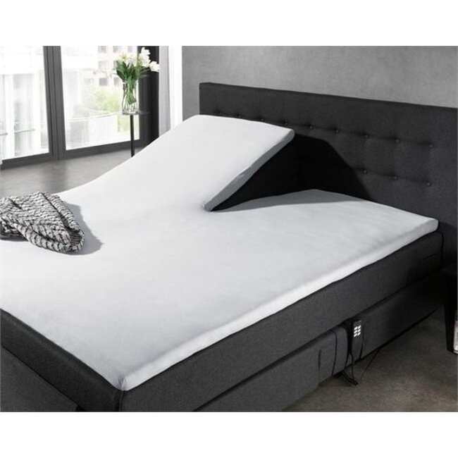 Splittopper hoeslaken - jersey - 160x200 cm