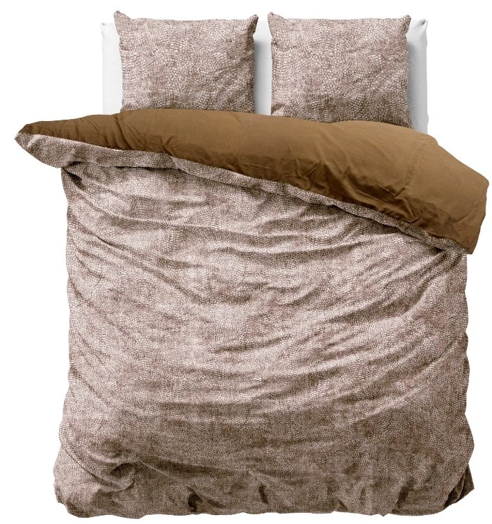 Dreamhouse dekbedovertrek Aria bruin - signature velvet