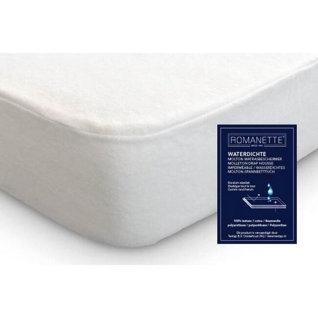 Hoeslaken molton waterdicht PU