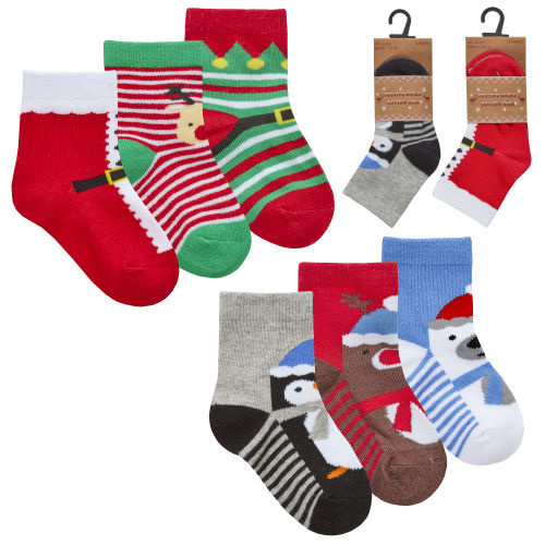 Baby & kinder kerst sokken - Xmas