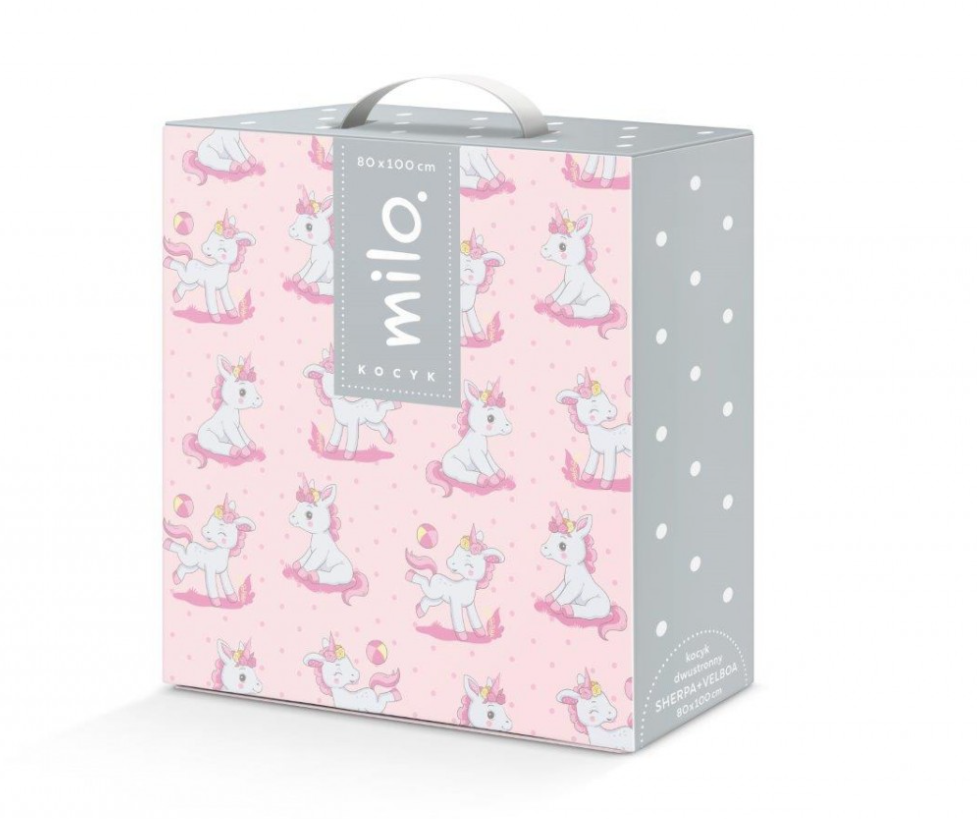 Baby deken 80x100 cm - Unicorns