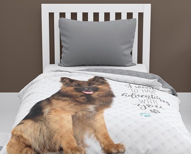 Bedsprei Herdershond 170x210 cm
