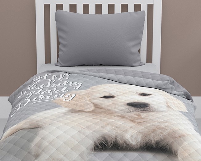 Bedsprei Puppy 170x210 cm